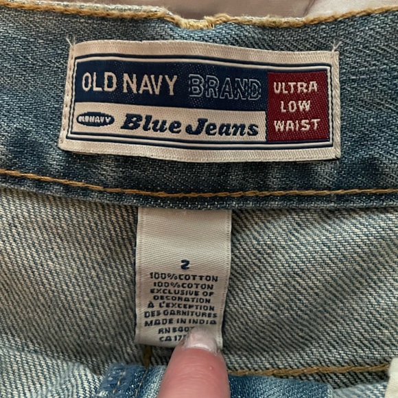 VINTAGE Old Navy Denim Skirt - Picture 4 of 4